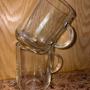 Nespresso Transparent Glass Mugs